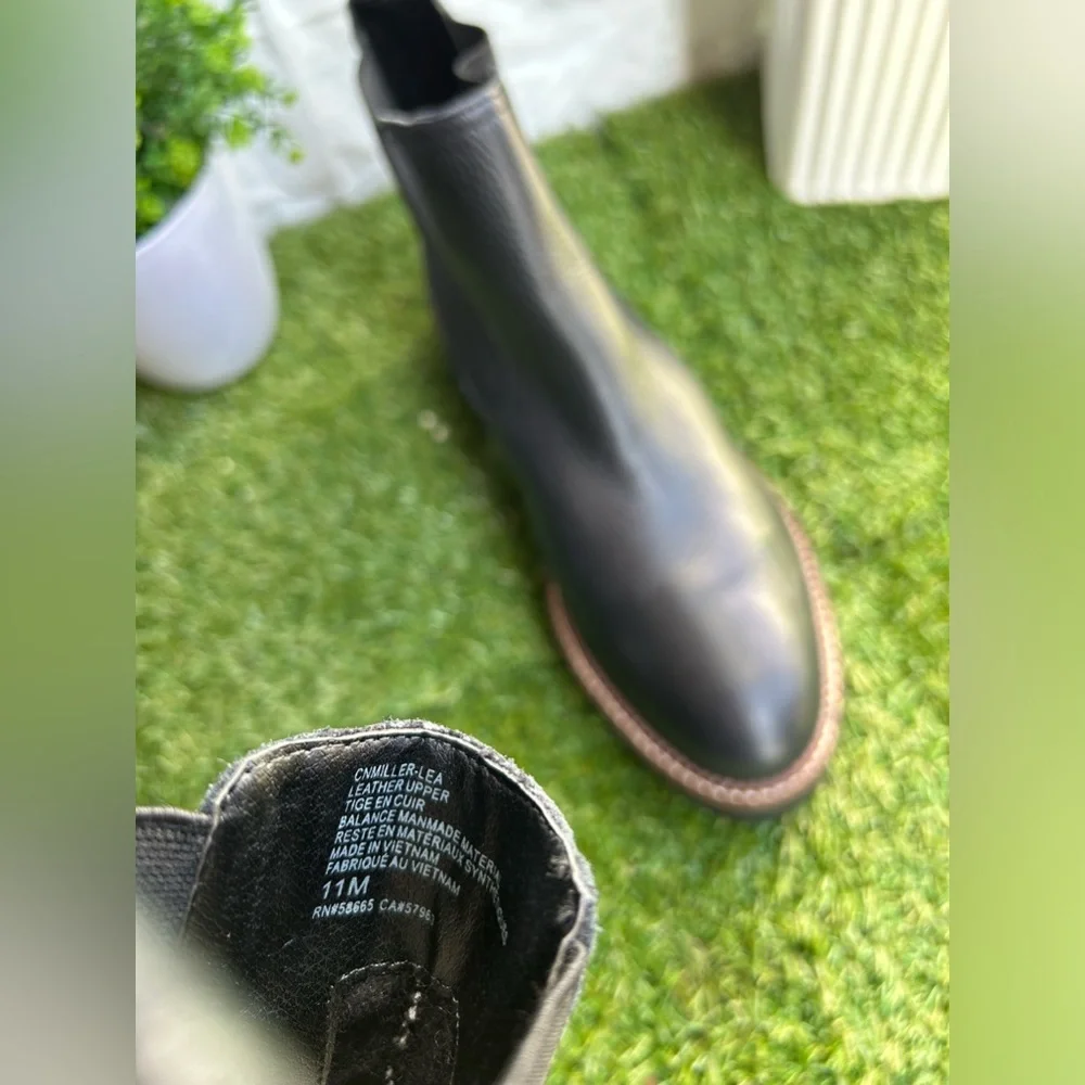 Caslon🍁black waterproof Leather Chelsea Boots size 11women Brand New - Picture 12 of 16
